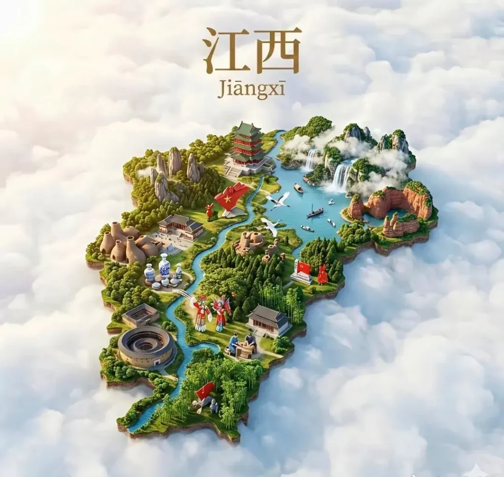 Jiangxi Itinerary
Jiangxi culture tour
Mount Lu hiking
Jingdezhen pottery guide
Wuyuan ancient villages