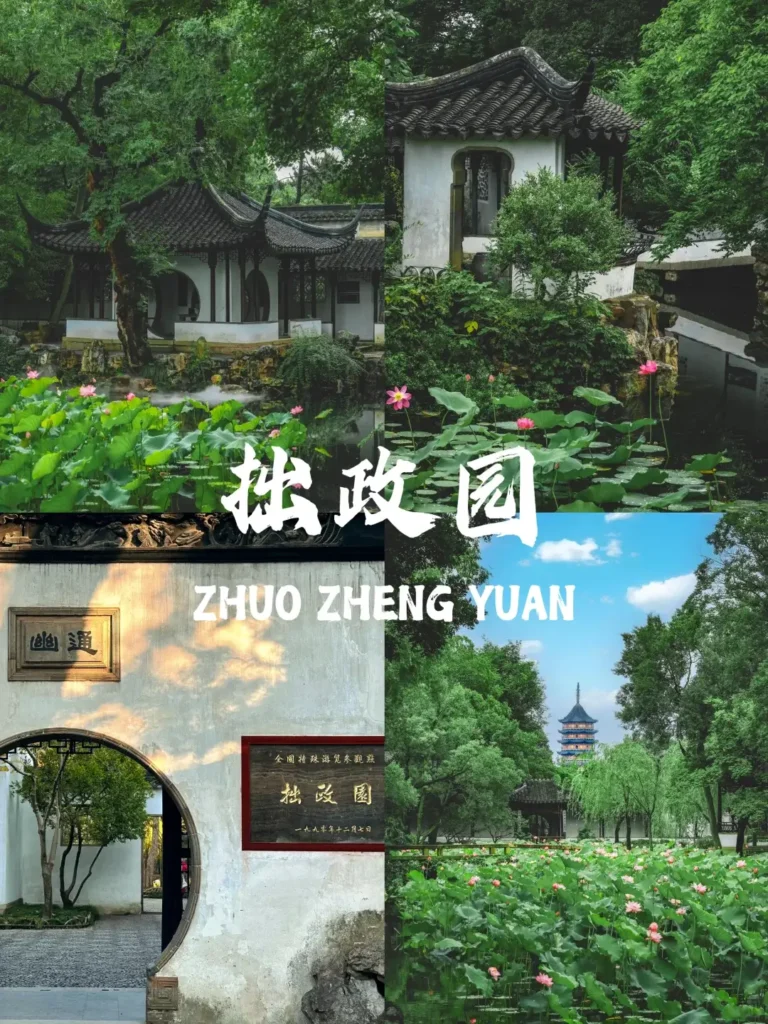 Suzhou classical gardens
China Water Towns Tour
Zhuozheng Yuan
7-Day Jiangsu Itinerary