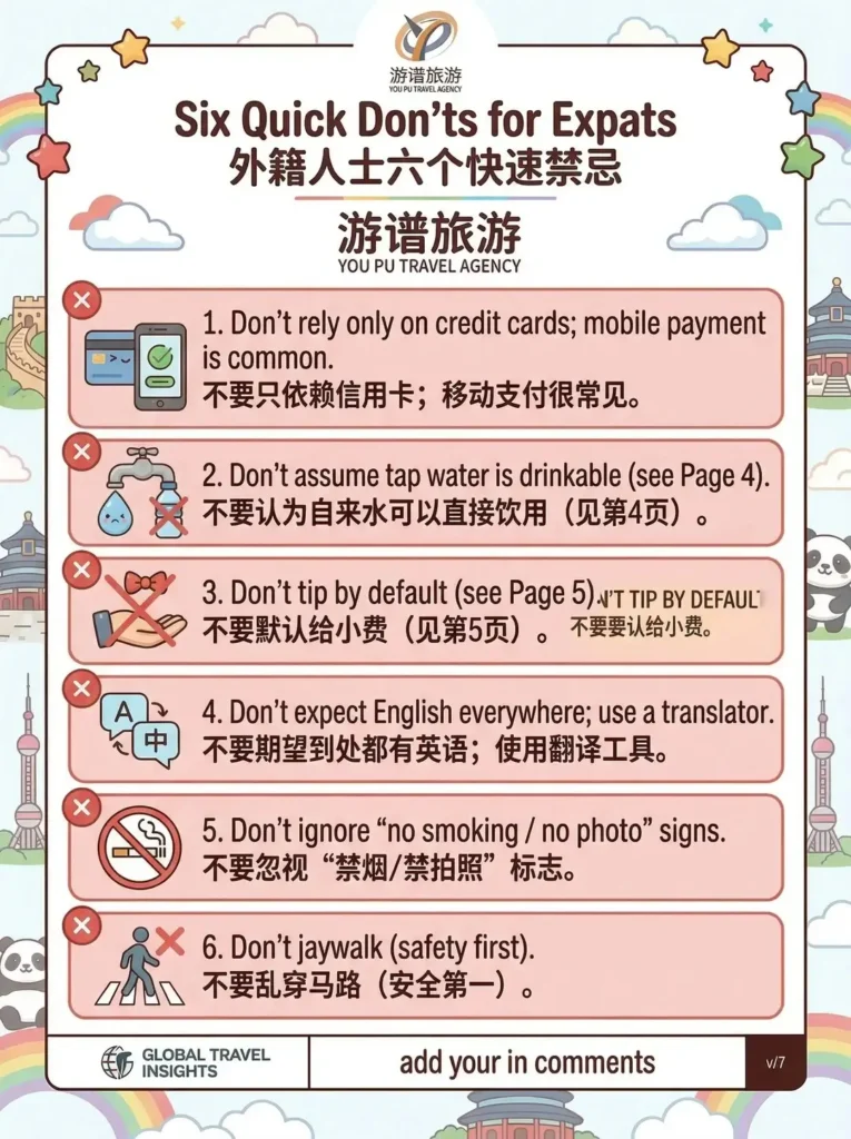 Important Tips for Traveling in China