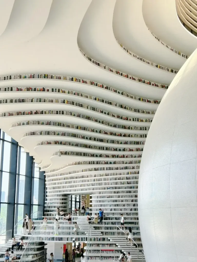 Exploring the Binhai Library using this expert Tianjin travel guide.
Tianjin travel guide
Things to do in Tianjin
Tianjin attractions
Tianjin itinerary
Five Great Avenues
Binhai Library
