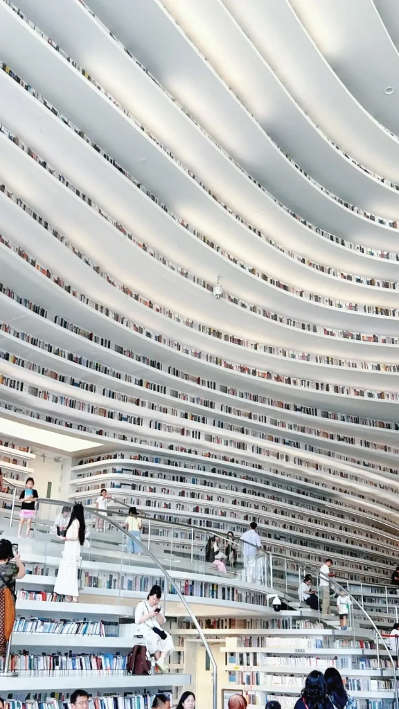 Exploring the Binhai Library using this expert Tianjin travel guide.
Tianjin travel guide
Things to do in Tianjin
Tianjin attractions
Tianjin itinerary
Five Great Avenues
Binhai Library