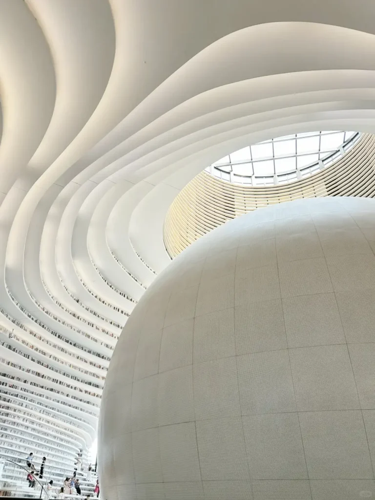 Exploring the Binhai Library using this expert Tianjin travel guide.
Tianjin travel guide
Things to do in Tianjin
Tianjin attractions
Tianjin itinerary
Five Great Avenues
Binhai Library