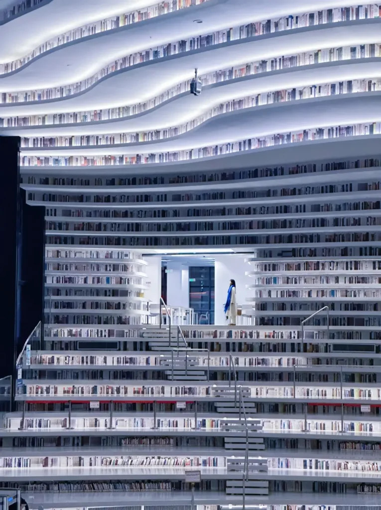 Exploring the Binhai Library using this expert Tianjin travel guide.
Tianjin travel guide
Things to do in Tianjin
Tianjin attractions
Tianjin itinerary
Five Great Avenues
Binhai Library