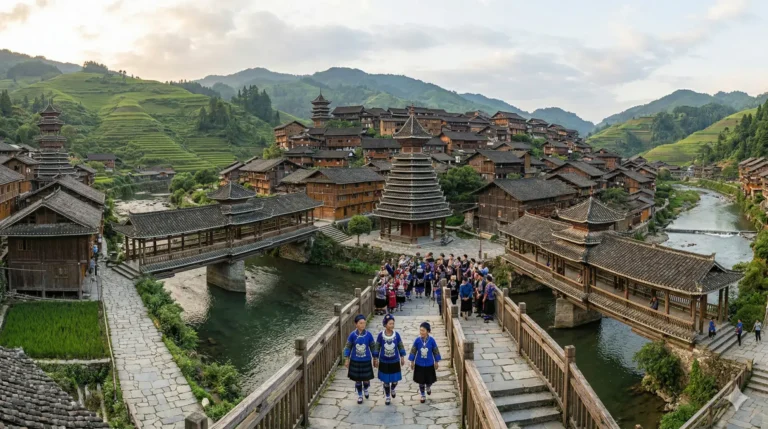 Zhaoxing itinerary Zhaoxing travel guide Zhaoxing Dong village Dong minority culture Jiaban grice terraces Guizhou travel