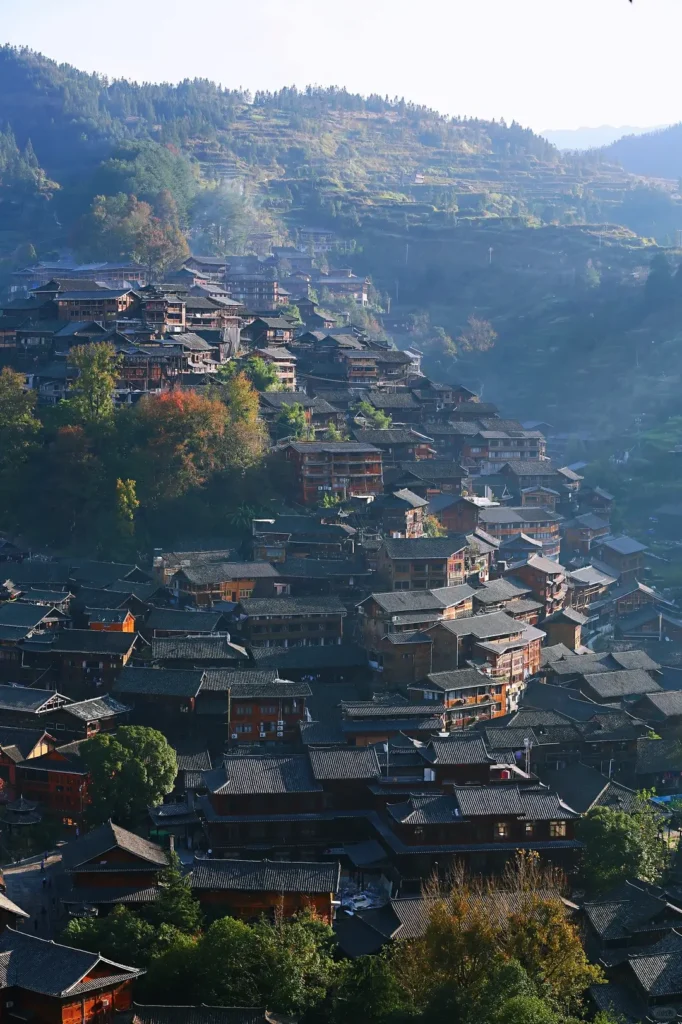 Zhaoxing itineraryZhaoxing travel guideZhaoxing Dong villageDong minority cultureJiaban grice terracesGuizhou travel