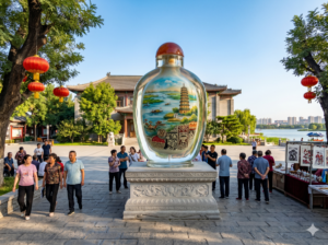 Bird watching at Hengshui Lake is one of the top things to do in Hengshui. Hengshui travel guide Things to do in Hengshui Hengshui attractions Hengshui itinerary Hengshui Lake Inside-painted snuff bottles