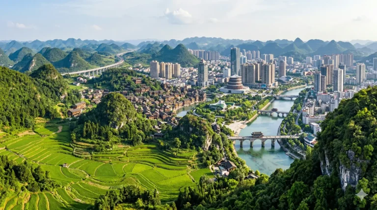 Guiyang itinerary Guiyang travel guide Qianlingshan Park Jiaxiu Pavilion Qingyan Ancient Town Guizhou travel China travel