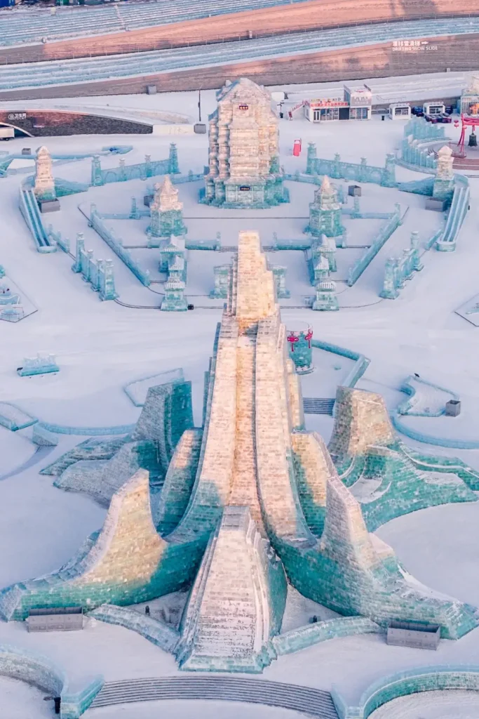 Adventurous travelers capturing memories in the extreme cold, ticking off the top things to do in Harbin during winter.
Harbin 7-day itinerary
Things to do in Harbin
Harbin travel guide
Harbin Ice and Snow World
Central Street
St. Sophia Cathedral
Sun Island