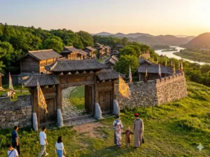 Visiting Hetu Ala City is one of the top things to do in Fushun outlined in this Fushun travel guide. Fushun travel guide Things to do in Fushun Fushun attractions Fushun itinerary Hetu Ala City Qing Dynasty origins Lei Feng