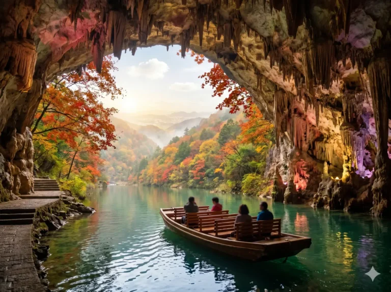Visiting Guanmenshan is one of the top things to do in Benxi outlined in this Benxi travel guide. Benxi travel guide Things to do in Benxi Benxi attractions Benxi itinerary Benxi Water Caves Guanmenshan Maple leaves