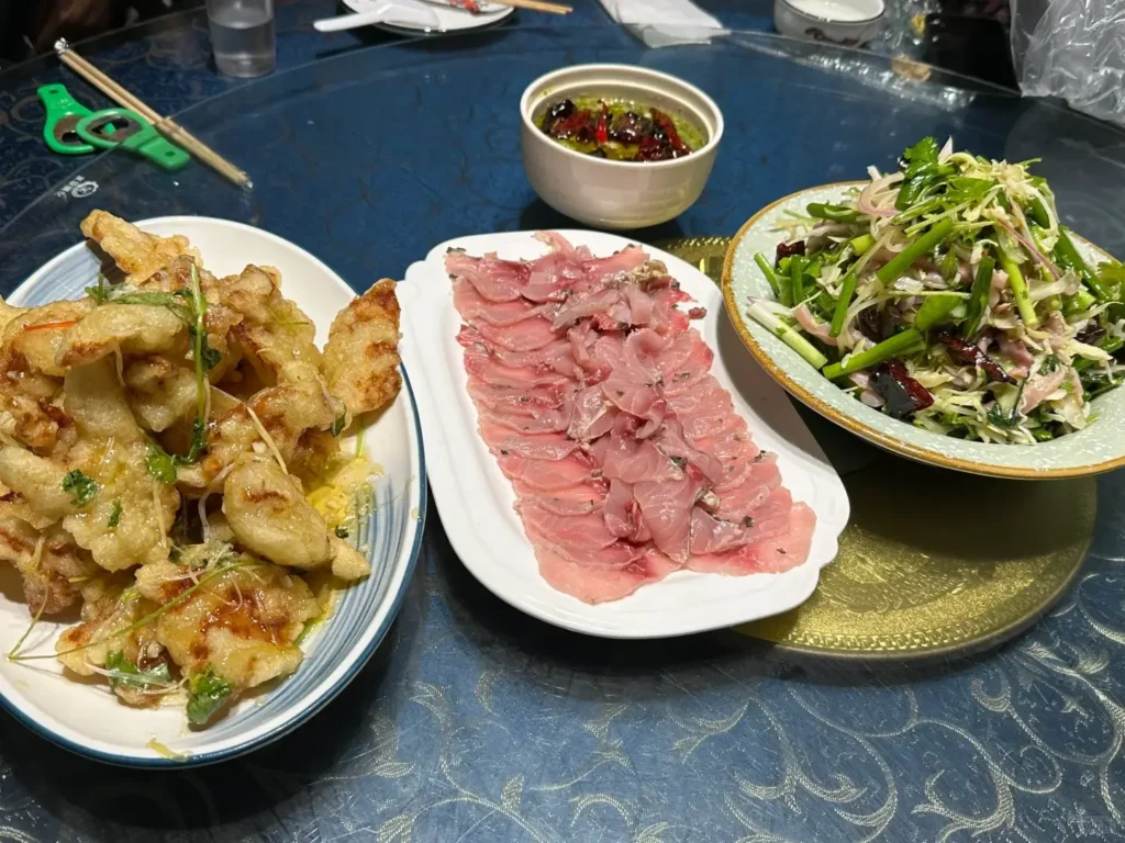 Shaved Raw Fish (Sha Sheng Yu)