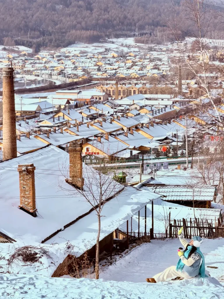 Thick, mushroom-like snow illuminated by red lanterns on traditional wooden cabins, providing ultimate inspiration for your Mudanjiang travel guide and winter itinerary.
Mudanjiang travel guide
Things to do in Mudanjiang
Mudanjiang itinerary
Jingpo Lake
China Snow Town
Siberian Tiger Park