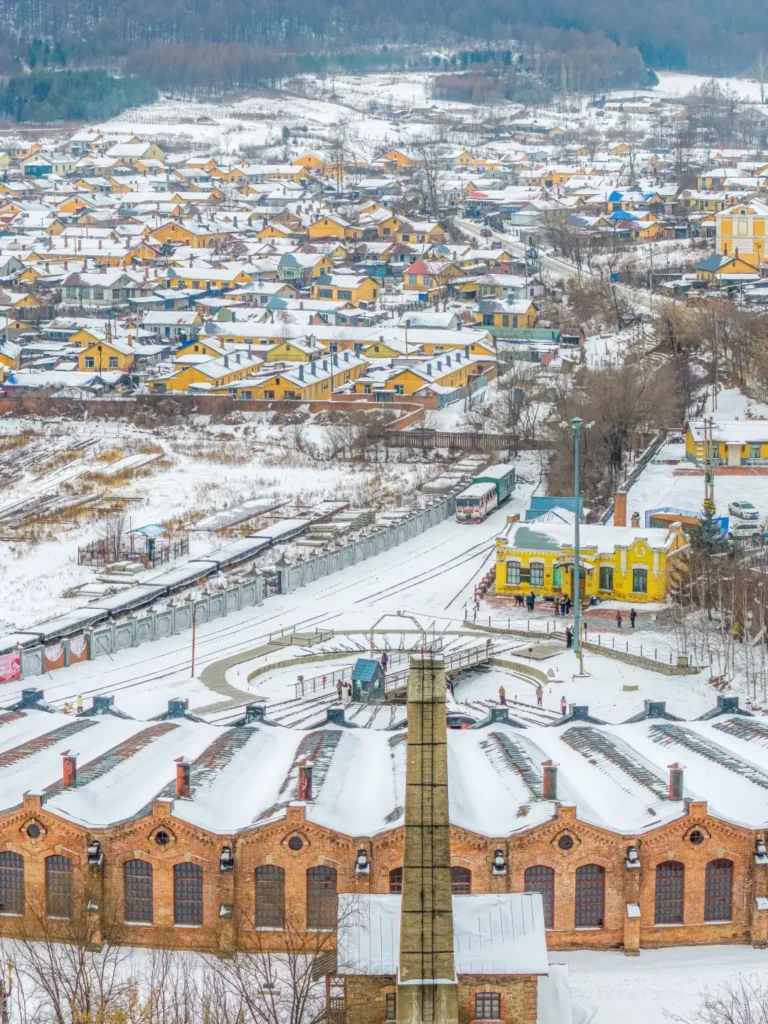 Thick, mushroom-like snow illuminated by red lanterns on traditional wooden cabins, providing ultimate inspiration for your Mudanjiang travel guide and winter itinerary.
Mudanjiang travel guide
Things to do in Mudanjiang
Mudanjiang itinerary
Jingpo Lake
China Snow Town
Siberian Tiger Park
