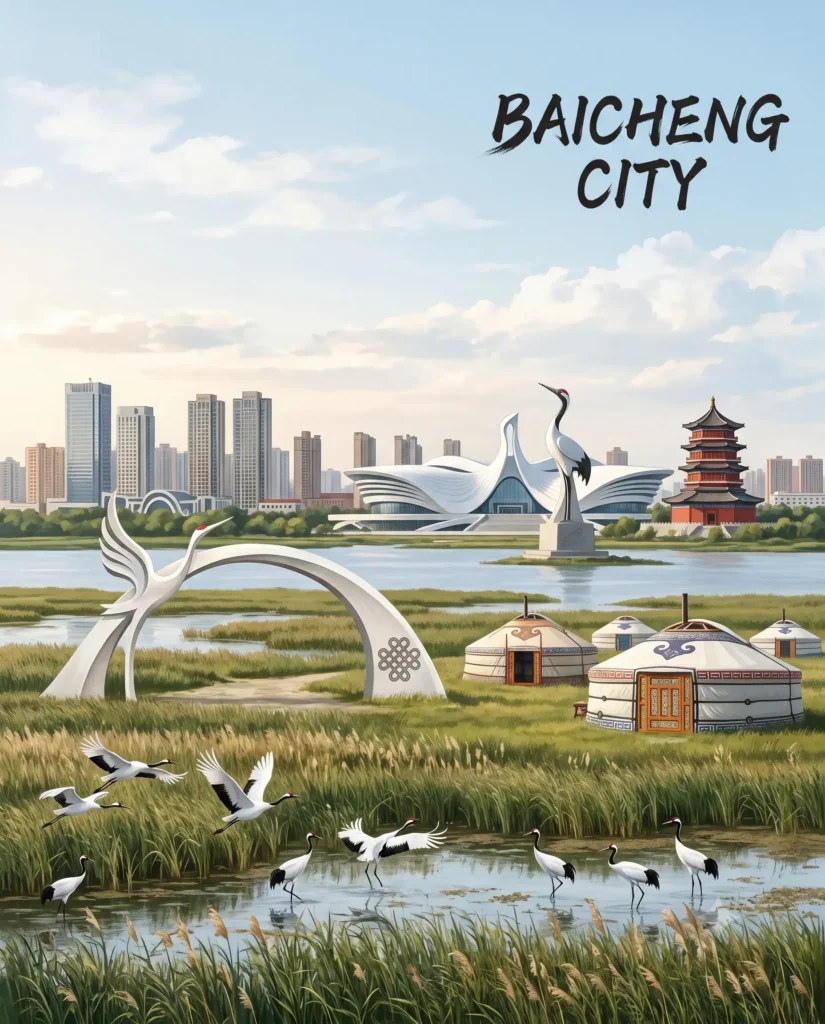 A breathtaking view of the wetlands, providing inspiration for your ultimate Baicheng itinerary and Baicheng travel guide.
Baicheng travel guide
Things to do in Baicheng
Baicheng attractions
Baicheng itinerary
Momoge National Nature Reserve
Xianghai
Siberian Cranes
Chengsijiazi Ancient City