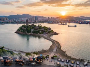 Walking to Bijia Mountain is one of the top things to do in Jinzhou outlined in this Jinzhou travel guide. Jinzhou travel guide Things to do in JJinzhou Jinzhou attractions Jinzhou itinerary Bijia Mountain Jinzhou Barbecue Liaoshen Campaign