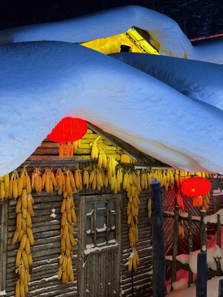 Adventurous travelers capturing memories under red lanterns in Snow Town, the absolute best winter experience in your Mudanjiang travel guide.
Mudanjiang travel guide
Things to do in Mudanjiang
Mudanjiang itinerary
Jingpo Lake
China Snow Town
Siberian Tiger Park