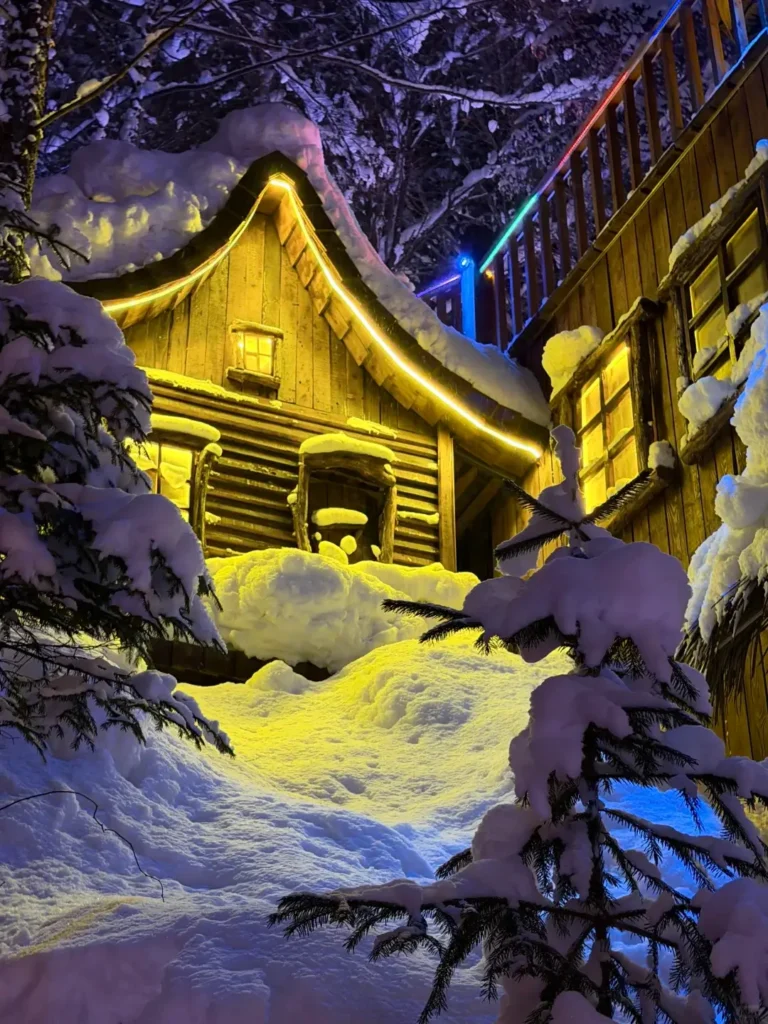 Adventurous travelers capturing memories under red lanterns in Snow Town, the absolute best winter experience in your Mudanjiang travel guide.
Mudanjiang travel guide
Things to do in Mudanjiang
Mudanjiang itinerary
Jingpo Lake
China Snow Town
Siberian Tiger Park